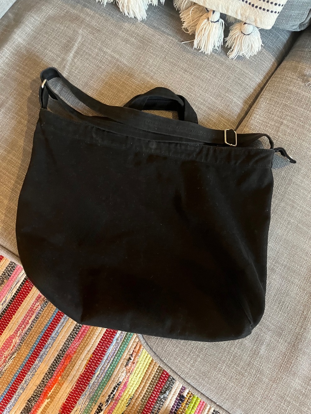 BAGGU Black Horizontal Duck Bag - Picture 2 of 3